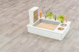 Trixie Feeding Station med fodring af bin Waterbank Hooi Ruif Wood Naturel