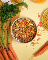 Pawr Geméis gëllen Glow Carrot Corn Pumpkin Buckwheat