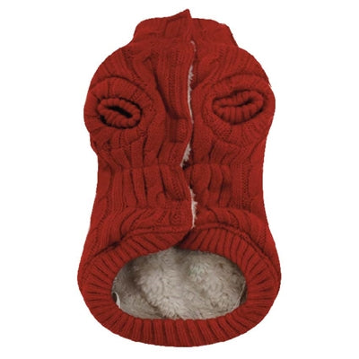 Croci Dog Sweater Winter Trail Rosso Ruby