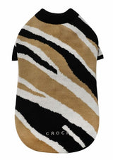 Croci Hond Pullover Caramell Zebra