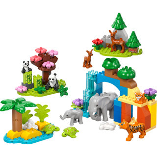 Lego Duplo Stad 10446 3-an-1 Famillen vun wëll Déieren