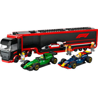 Lego City F1 Truck med RB20 och AMR24 F1® Cars Playset - 60445