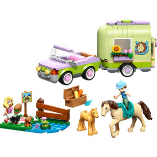 Lego friends 42695 trailer and horse and foal