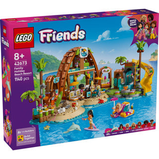 Lego friends 42673 family vacation beach resort