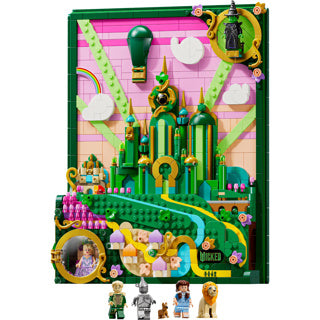Lego - emerald city wall art - wicked - 75685