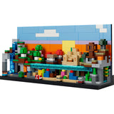 Lego minecraft mini biomes konstravimo žaislai