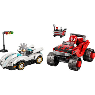 Lego Sonic the Hedgehog 77118 Silver's Auto vs. Knuckles' Monster Truck