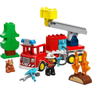 Lego Duplo Town 10473 Feier Camion mat Schlauch a Pompjee