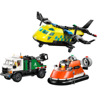 Lego City 60505 Plane, Service Vehicle and Hovercraft Remix
