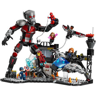 Lego super heroes 76314 captain america civil war action scene