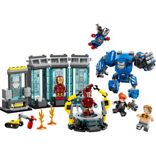 Lego 76315 super hrdinové v laboratoři Iron Mana: brnění