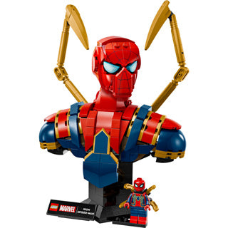 Lego Marvel - Iron Spider-Man Bust Construction Toy (76326)