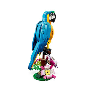 Lego Creator 3in1 exotesch Papagei - Frog - Fësch Déierespiller fir Kanner - 31136