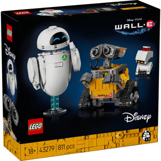 Disney lego 43279 pixar wall-e and eve
