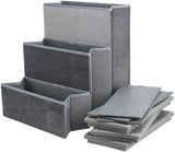 Trixie staircase with storage space gray