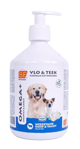 Bf petfood omega+ tekoče ovce veterinar s česnom vlo teek