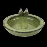 Best for Birds Bird Bath Around Ceramics Green