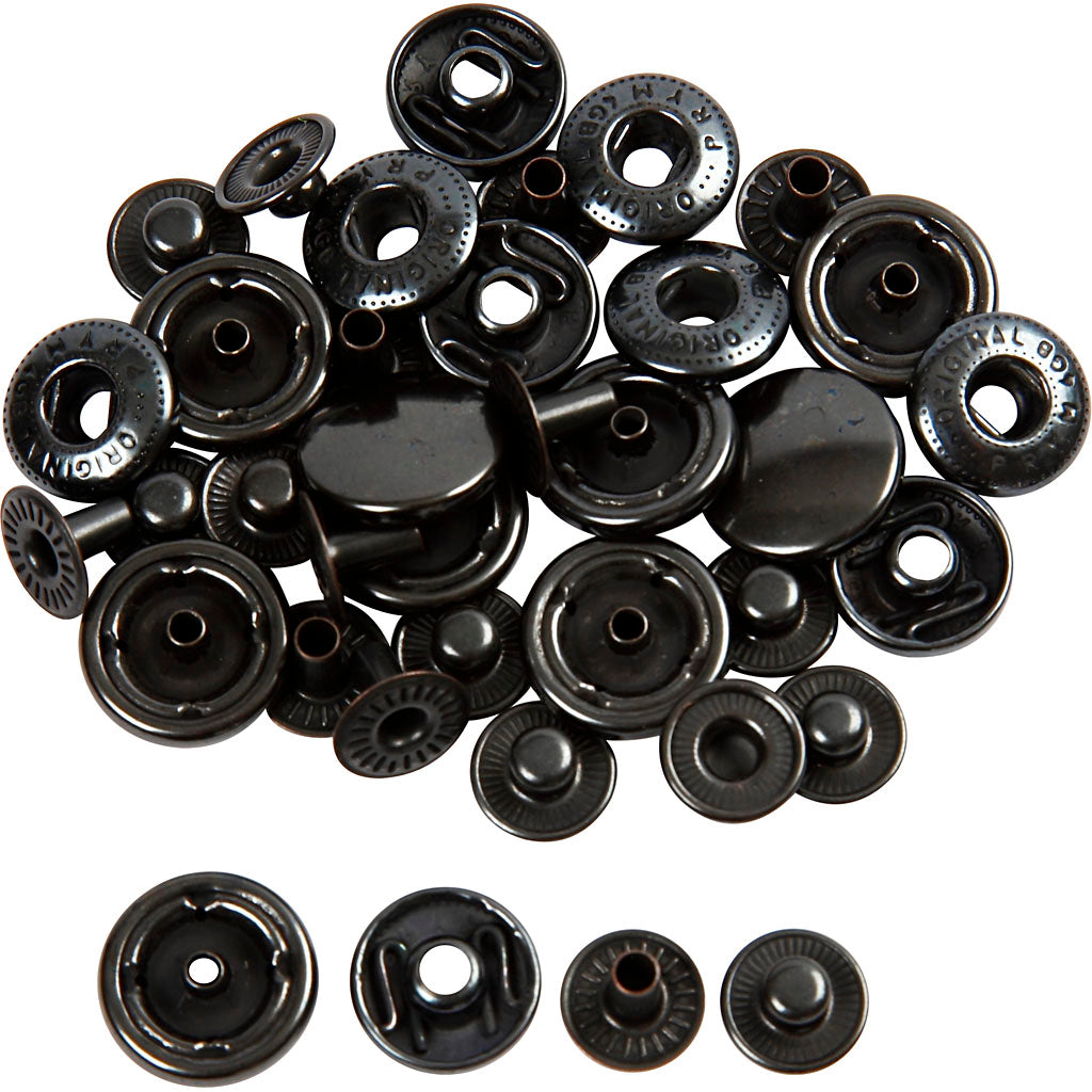 Prym trykknapper - refill, d 15 mm, 10 stk 1 boks