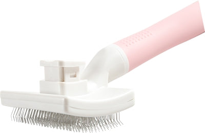 Zolux Anah Slicker Brush behållen rosa vit