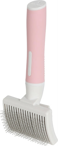 Zolux Anah Slicker Brush Retained Pink White