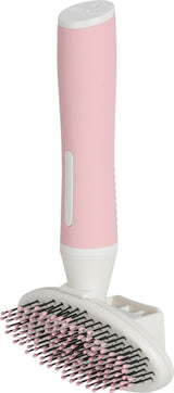 Zolux Anah Slicker Brush Soft pensjonert rosa hvit