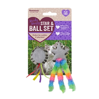 Rosewood Moody Moggy Ster y Bal Set