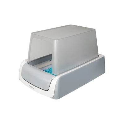 Scoopfree self -cleaning litter box with hood