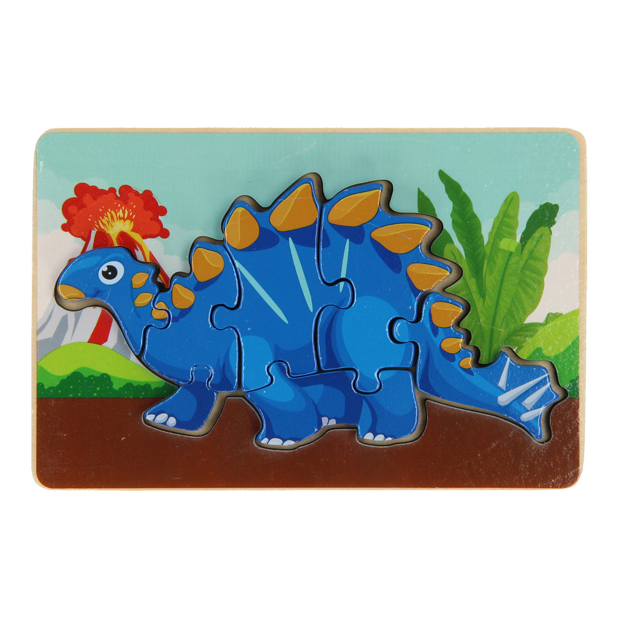 Wood Jigsaw Puzzle Dino, 7: e.