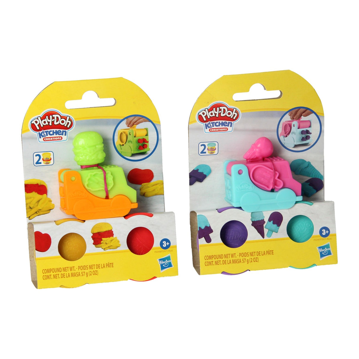 Play-doh mini tovornjak s hrano