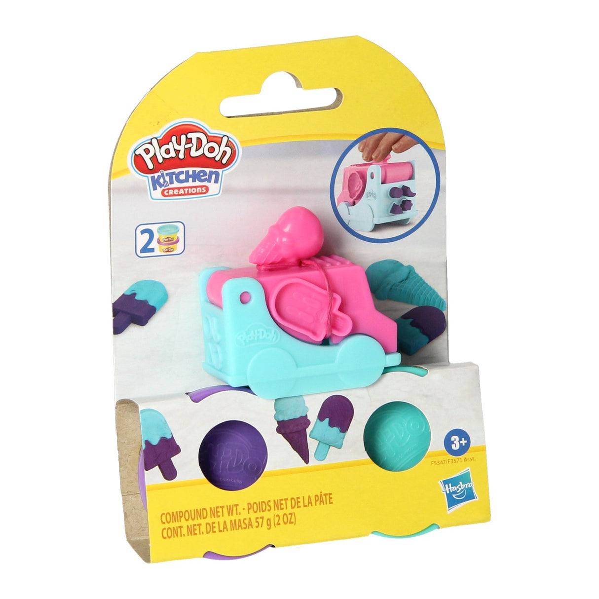 Play-doh mini matbil