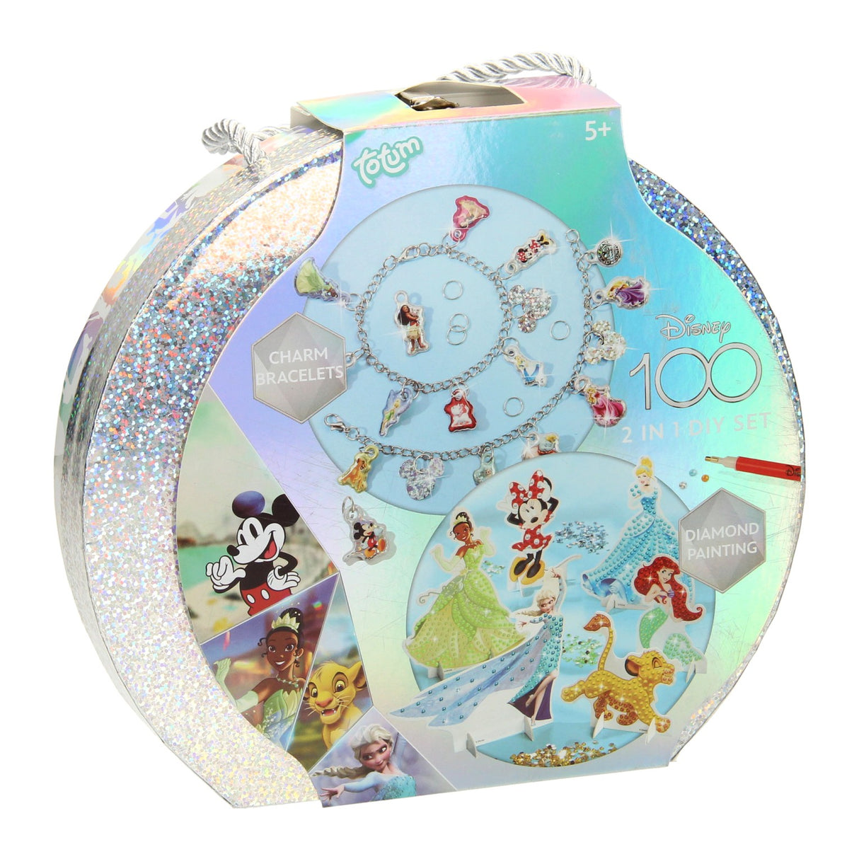 Disney 100 Cascos de manualidades 2in1 Las pulseras hacen pintura de diamantes