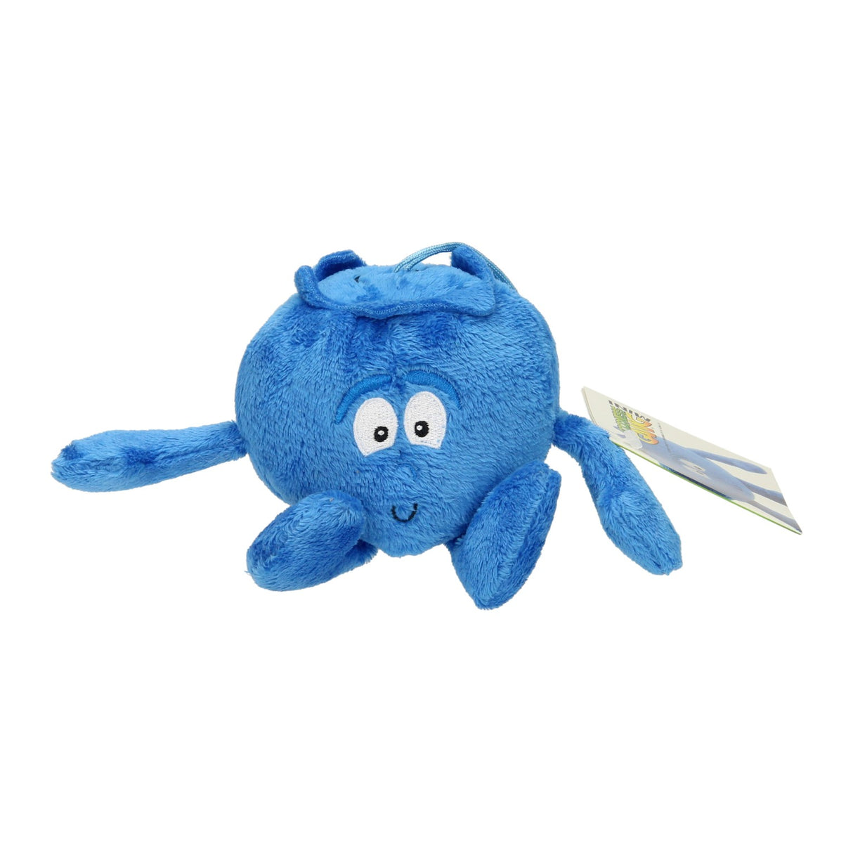 Azul pelos de peluche, 15 cm