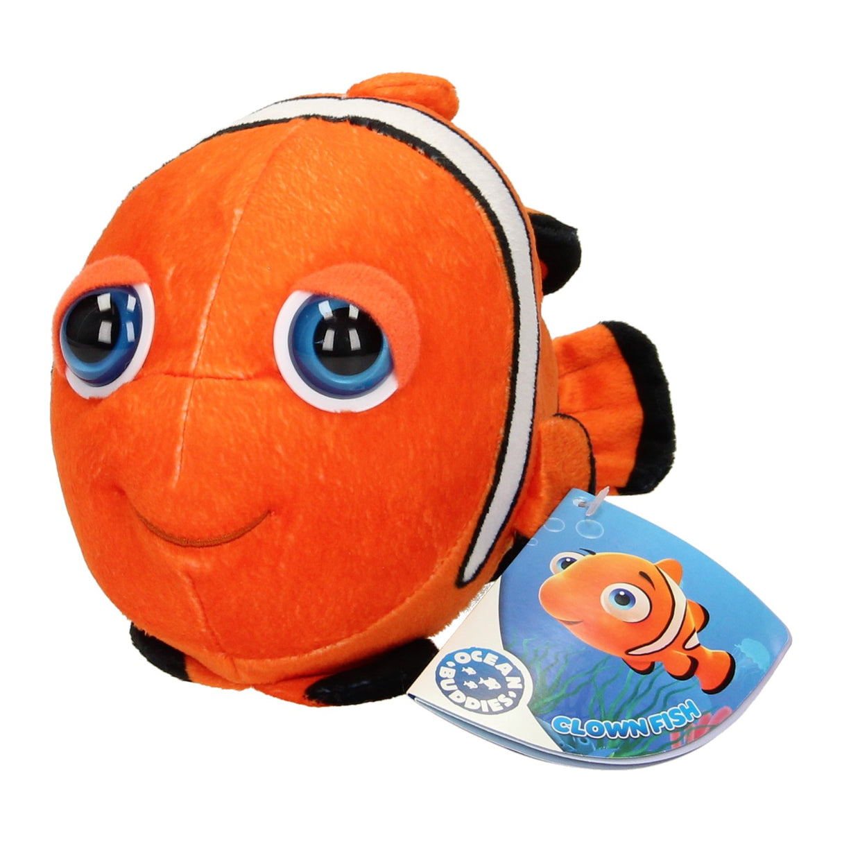 Big head clownfish plush cuddle toy, 25cm
