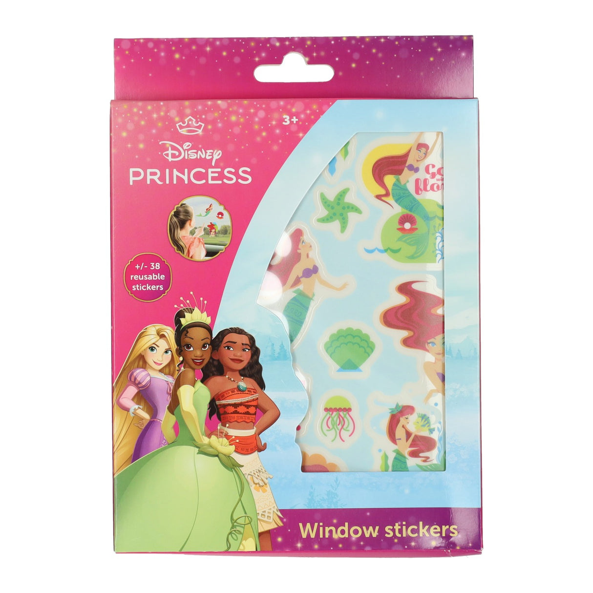 Disney window stickers reusable princess