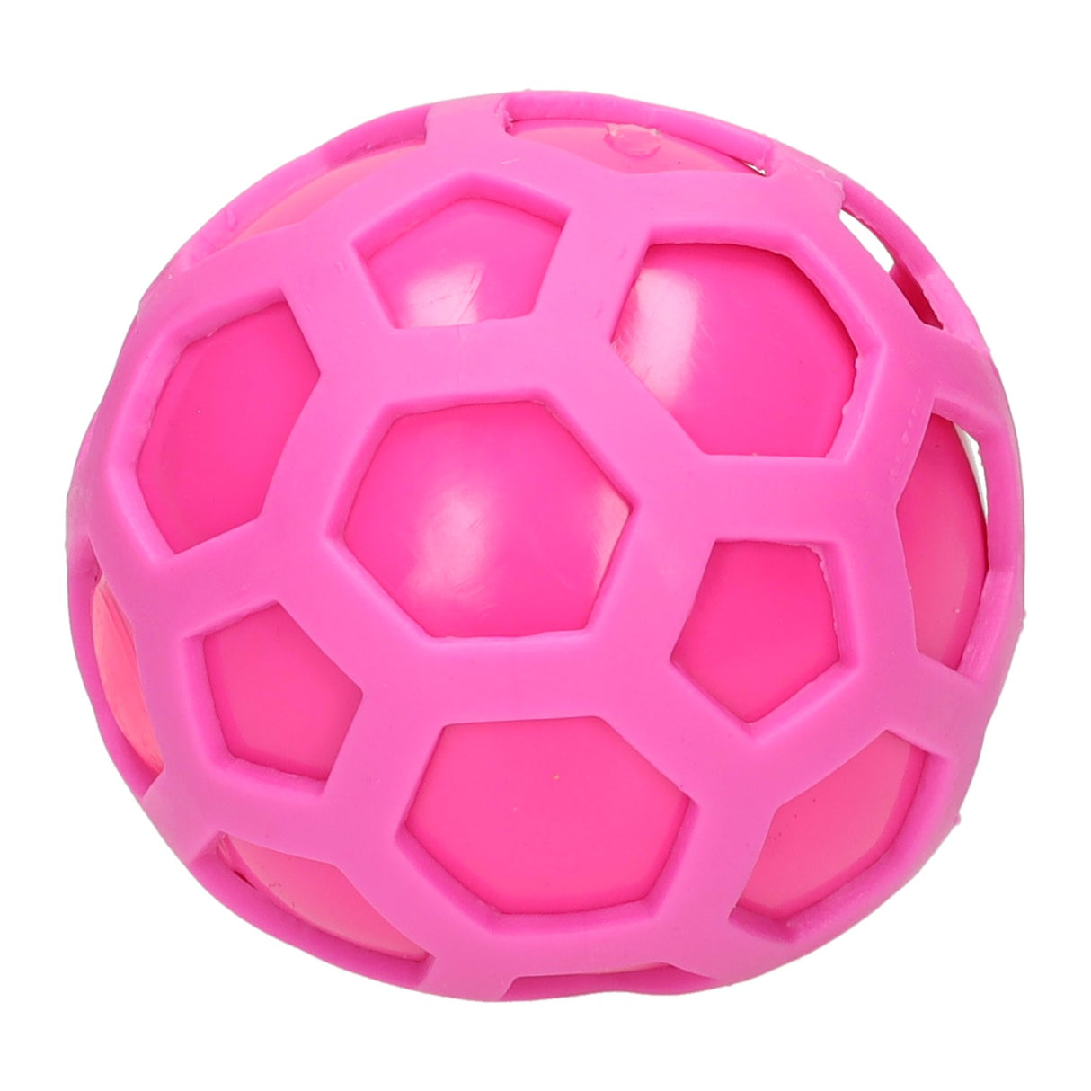 Squeeze ball in box