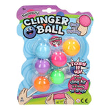 Sticky wall squeeze ball, 6pc
