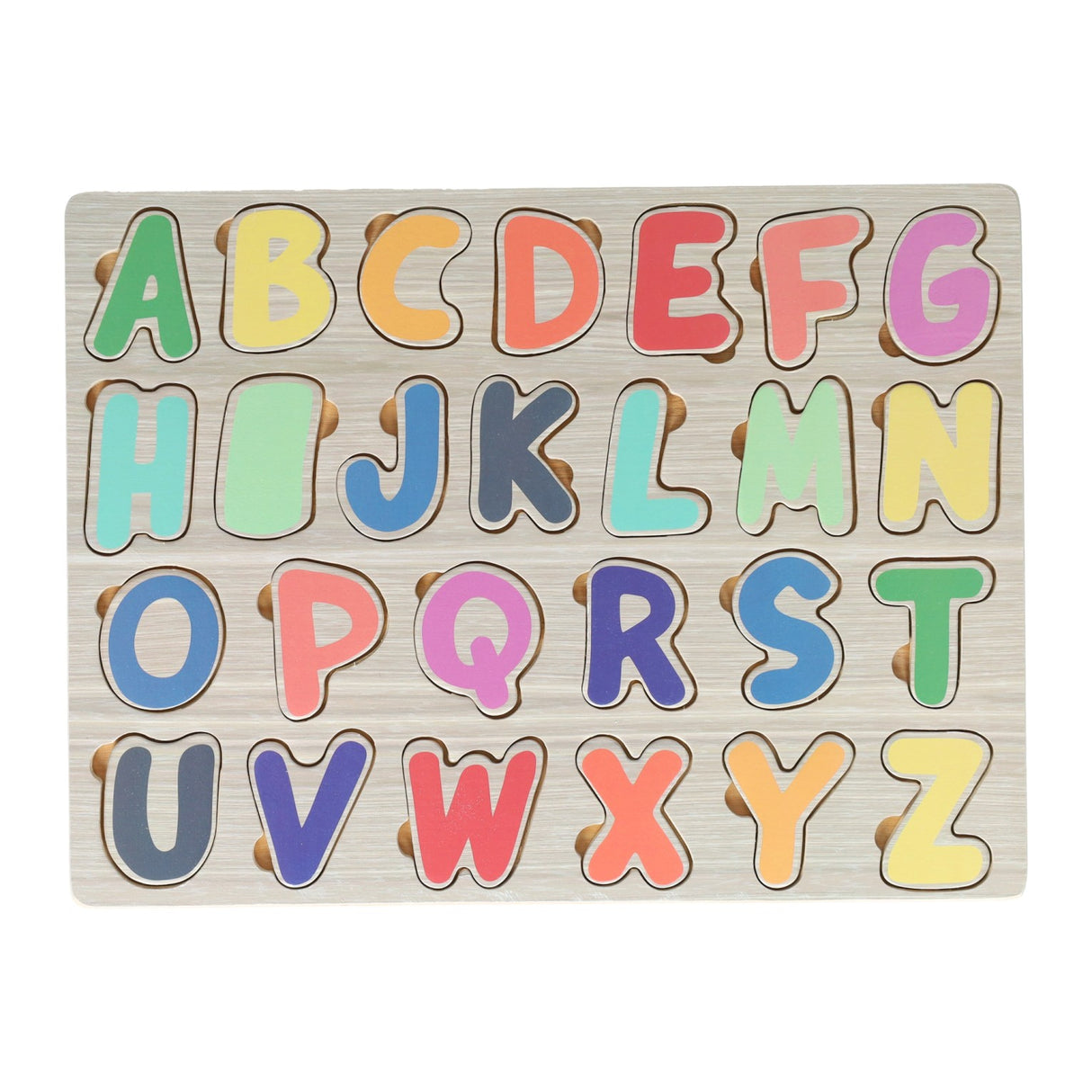 Wooden letters inlay puzzle - 26 pcs.