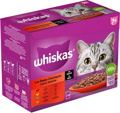 Whiskas Whis Whis Multipack Torch Senior Meat Selection in Sous