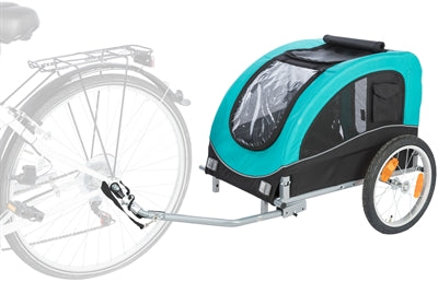 Trixie Hondenfietskar limited edition zwart turquoise