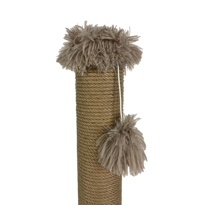 Feeiii scratching pole plush light brown