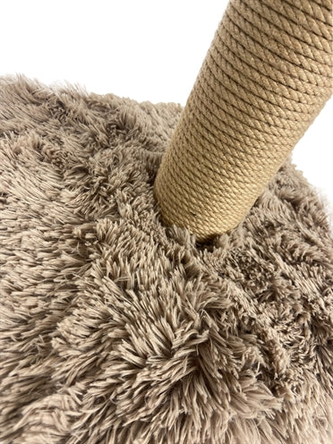 Feeiii scratching pole plush light brown