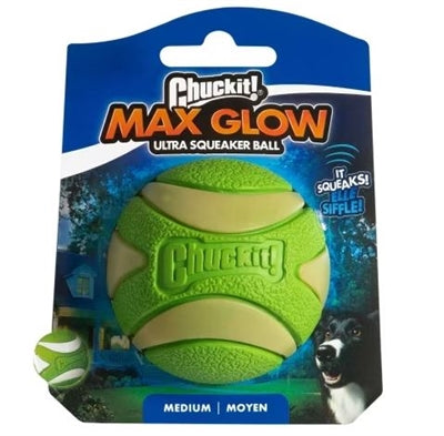 Chuckit Max Glow Ultra Scheekerbal Green