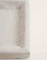 Bia bed ribbed cover dog bed sand