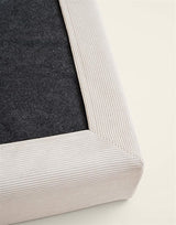 Bia bed ribbed cover dog bed sand