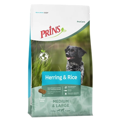 Prince ProCare Adult Medium Large Herring Rice Hypoallergenic