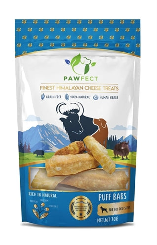 Pawfect Chew yak kaas puff bars