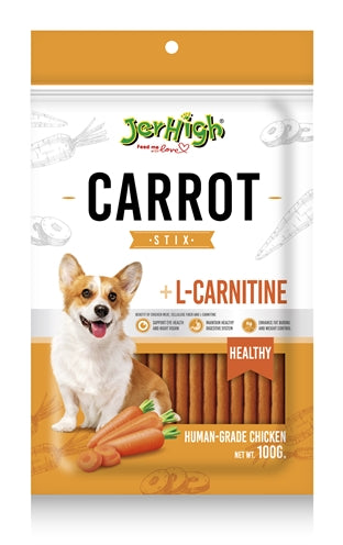 Jerhigh Jerhigh Carrot Stix med kylling og l-carnitin