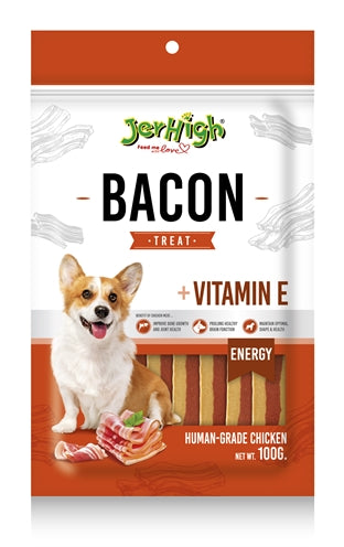 Jerhigh Jerhigh Bacon Treat con pollo e vitamina E