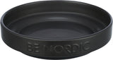 Trixie be nordic food bowl cat ceramic rubber black