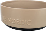 Trixie Be Nordic Food Bowl pies ceramiczna gumowa taupe